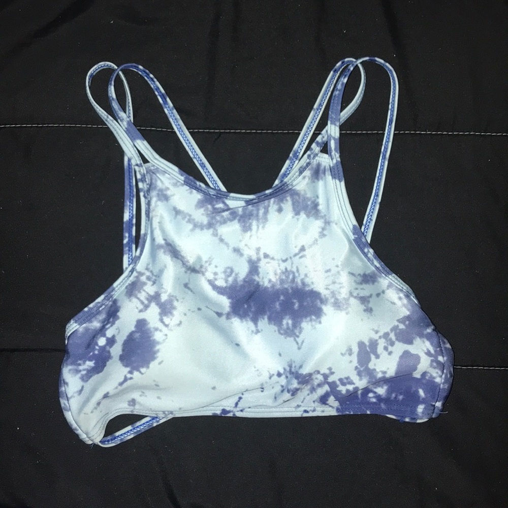 Tie dye bikini top